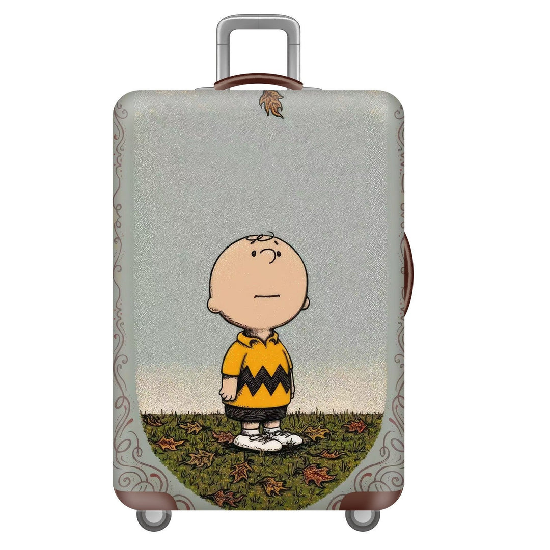Unisex nan robust Hart shell trolley with lion portrait motif print, shock-resistant ABS polycarbonate shell, multi-wheeled chassis and TSA security lock Kalsten