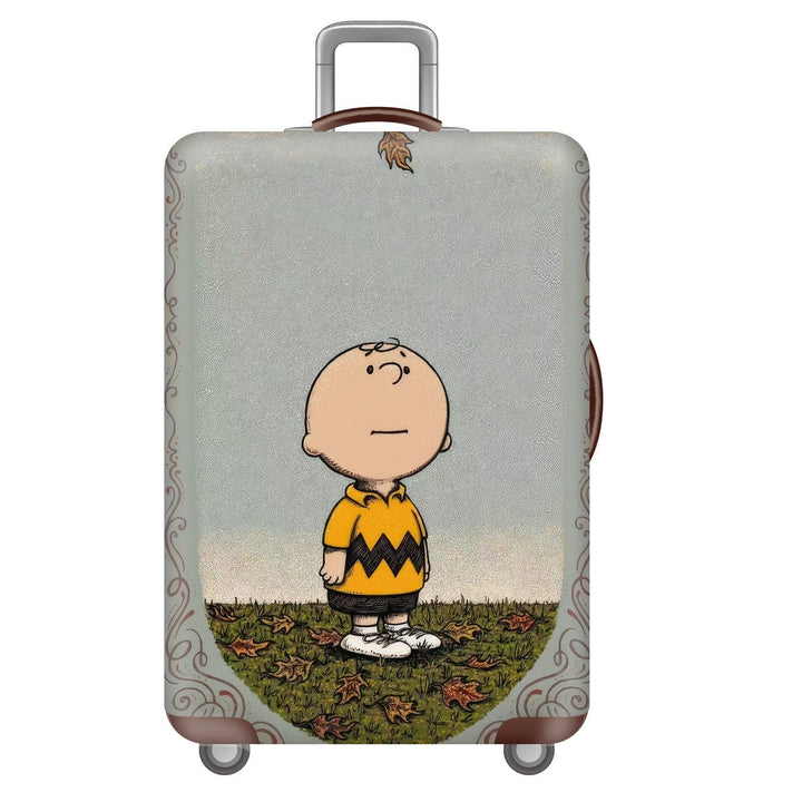 Unisex nan robust Hart shell trolley with lion portrait motif print, shock-resistant ABS polycarbonate shell, multi-wheeled chassis and TSA security lock Kalsten