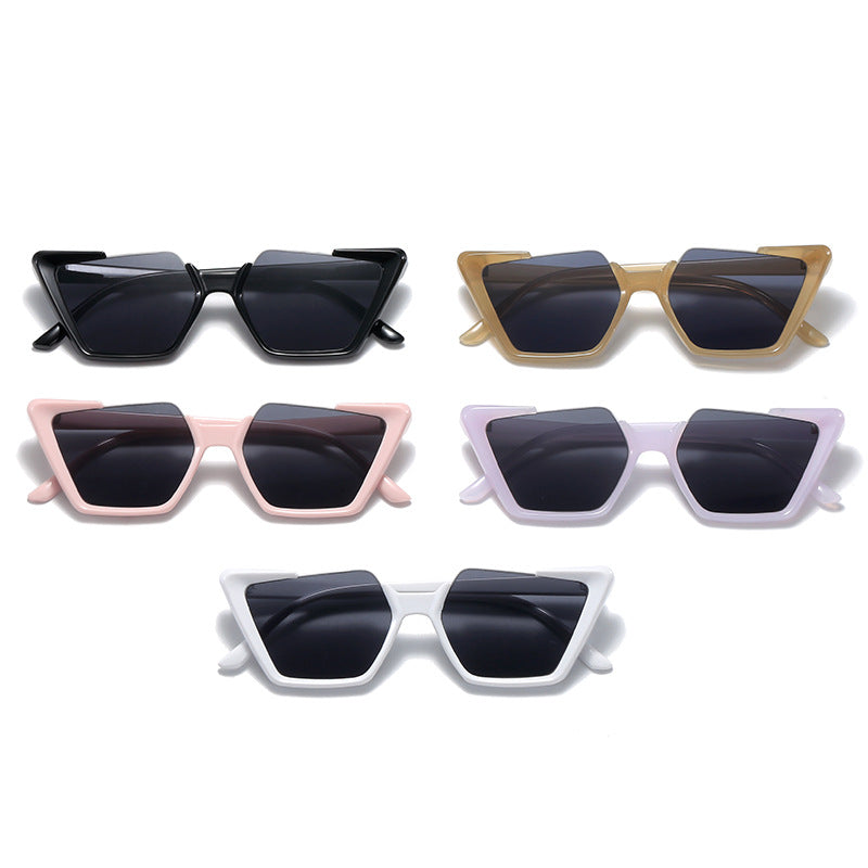 Women's modern and stylish asymmetrical sunglasses Kalsten