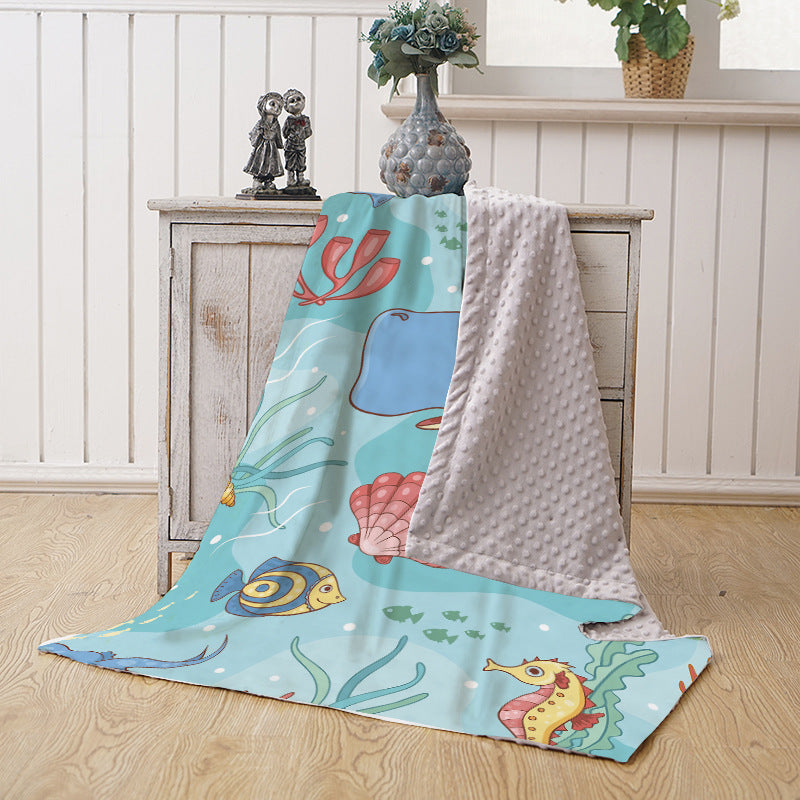 Women’s cuddly blanket in dinosaur design Kalsten