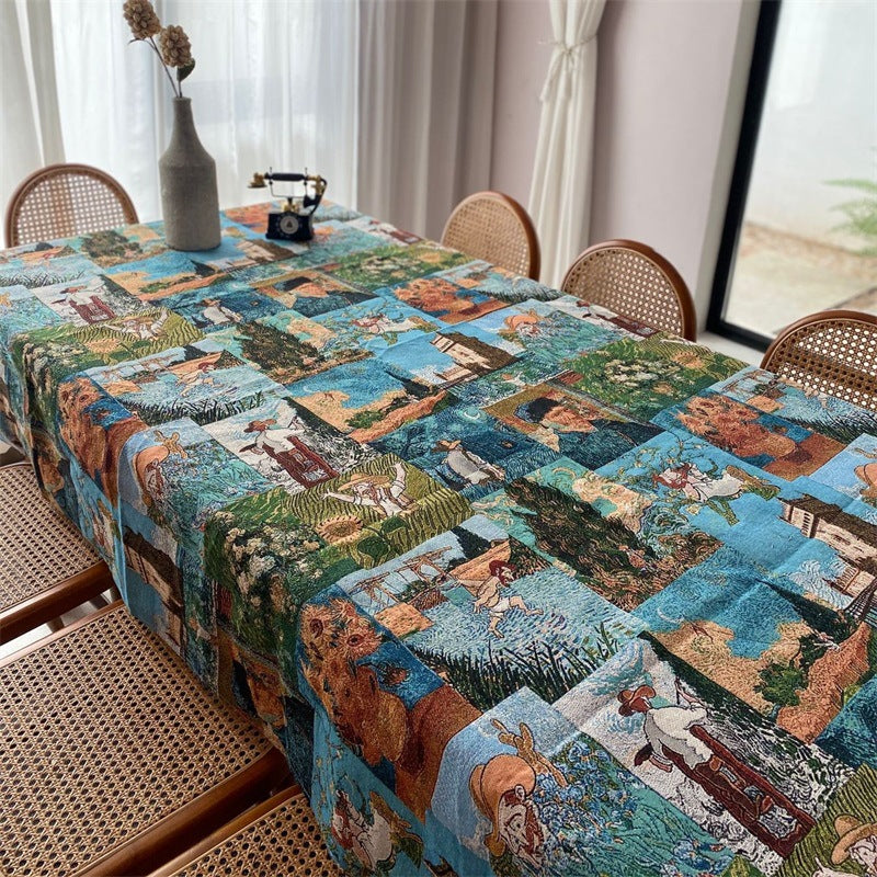 Artistic Patchwork Tablecloth