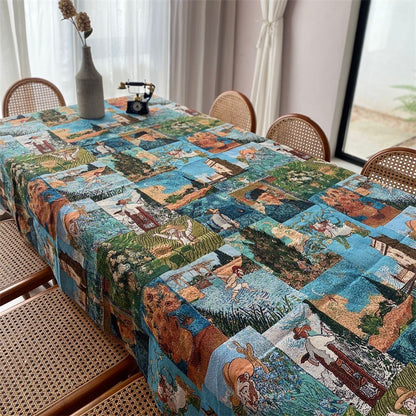 Artistic Patchwork Tablecloth