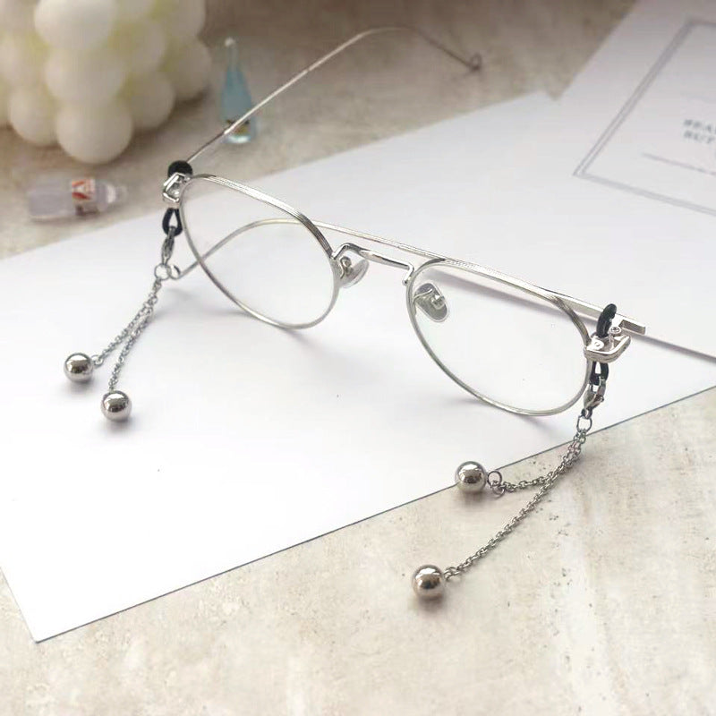 Dangle Earrings with Unique Chain and Bead Design Kalsten