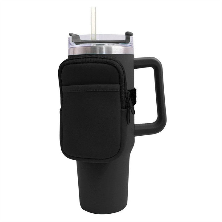 Unisex cup holder with practical pocket Kalsten
