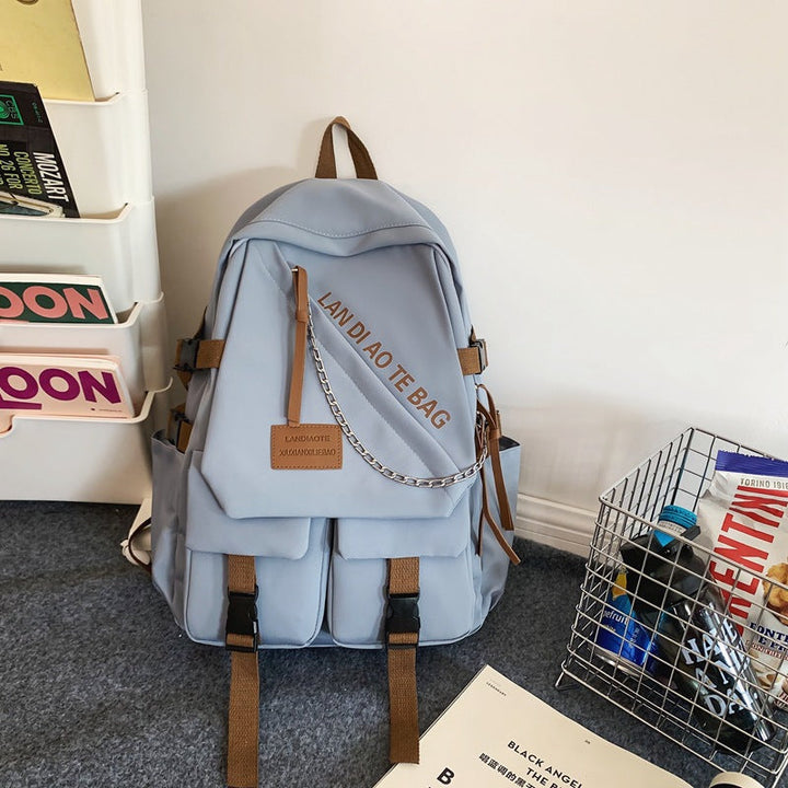 Casual Multi-Pocket School Backpack Kalsten