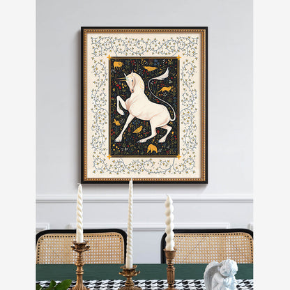 Artistic Unicorn Decorated Wall Art