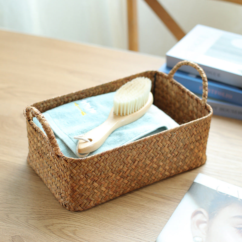 Handwoven Natural Storage Basket Kalsten