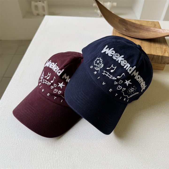 Women's Embroidered Graphic Visor Cap Kalsten