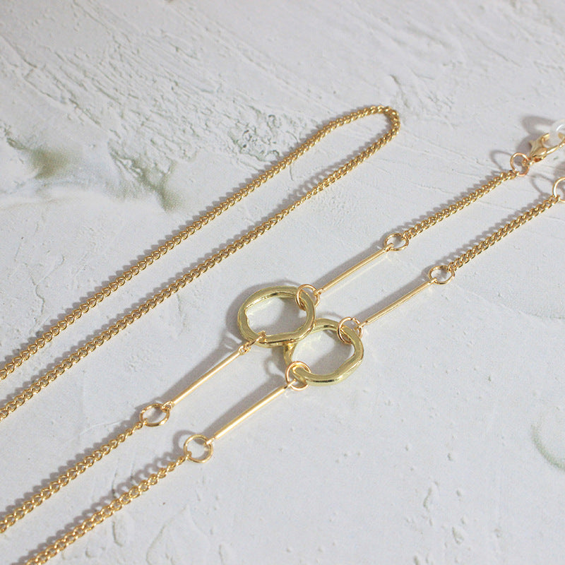 Elegant necklace with geometric details Kalsten