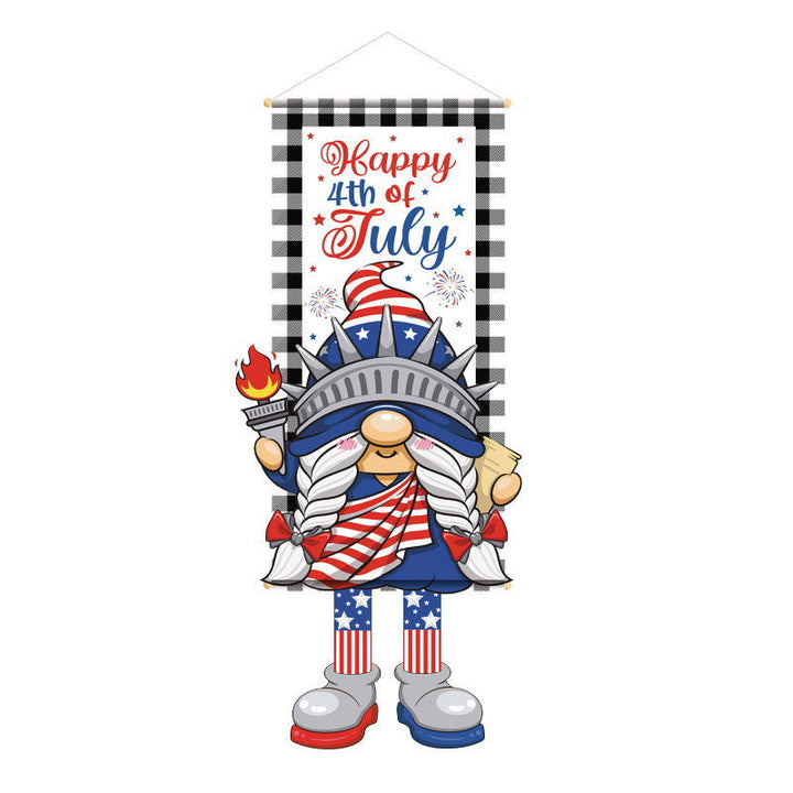 Unisex nan patriotic American flag windsock with long trailing streamers and reinforced hanging loop Kalsten