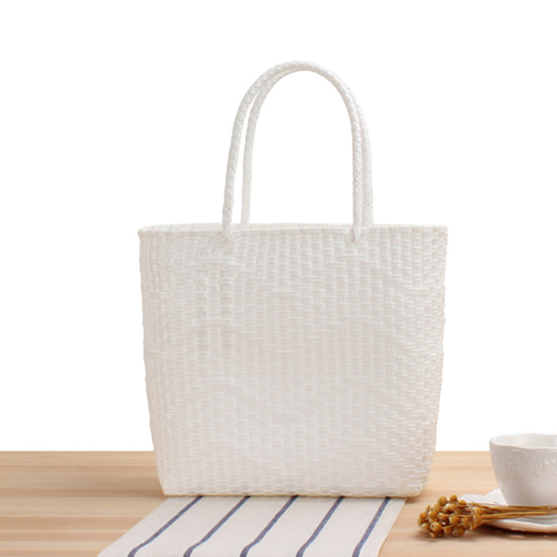 Braided shopping bag with structured design Kalsten