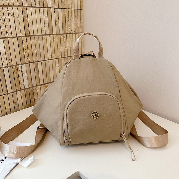 Modern Triangle-Shaped Utility School Backpack