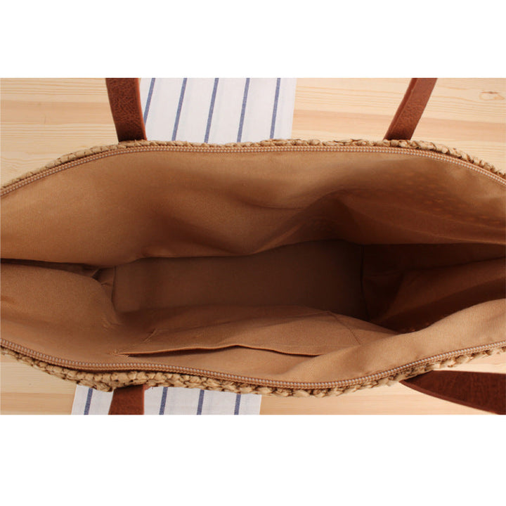 Stylish Beach Bag Made of Natural Material Kalsten