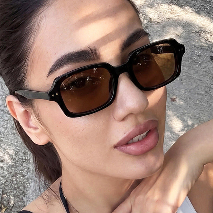Ladies stylish square sunglasses with striking accents Kalsten
