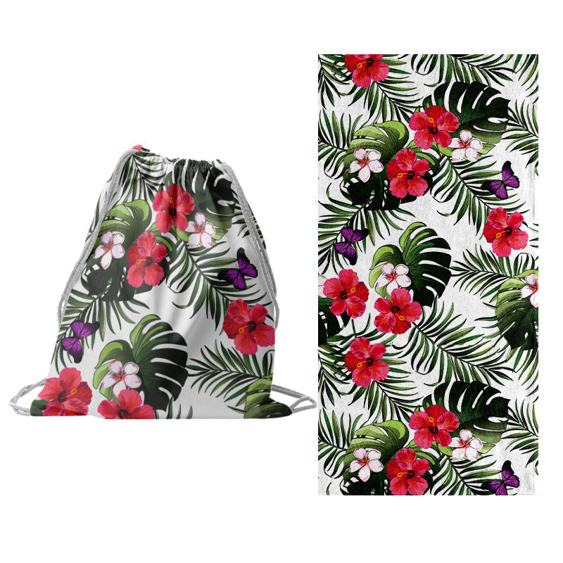 Multifunctional beach set with tote bag and towel Kalsten