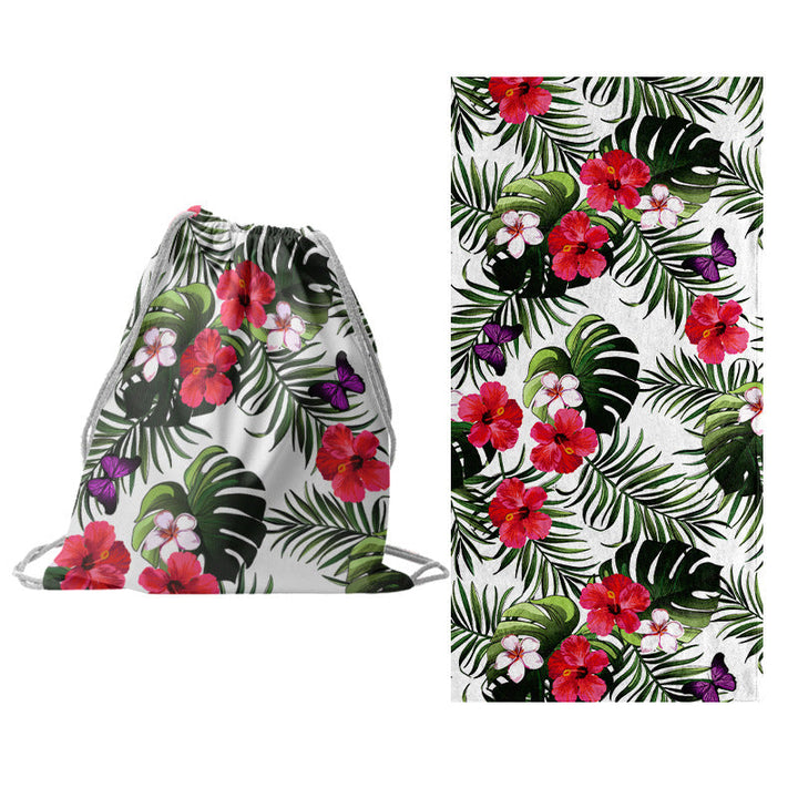 Multifunctional beach set with tote bag and towel Kalsten