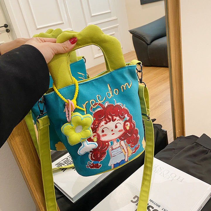 Plush handbag in the cheeky children's motif Kalsten