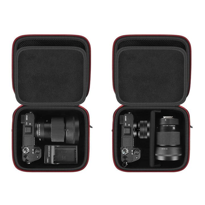 Camera bag with careful interior division Kalsten