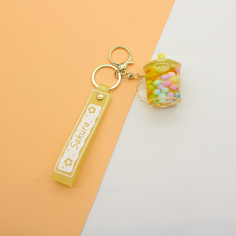 Unisex keychain with cute drinking vessel design Kalsten