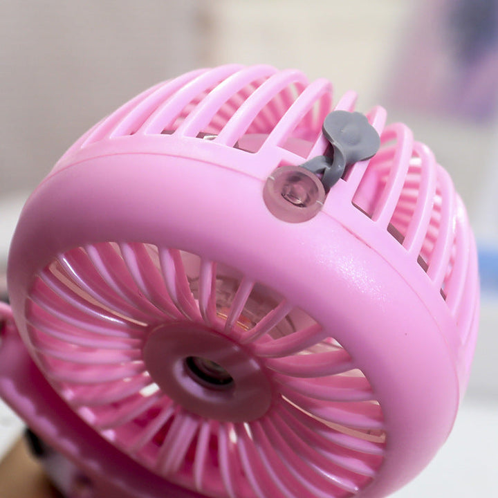 Women's Portable Mini Fan with Spray Function and Flexible Mounting System Kalsten