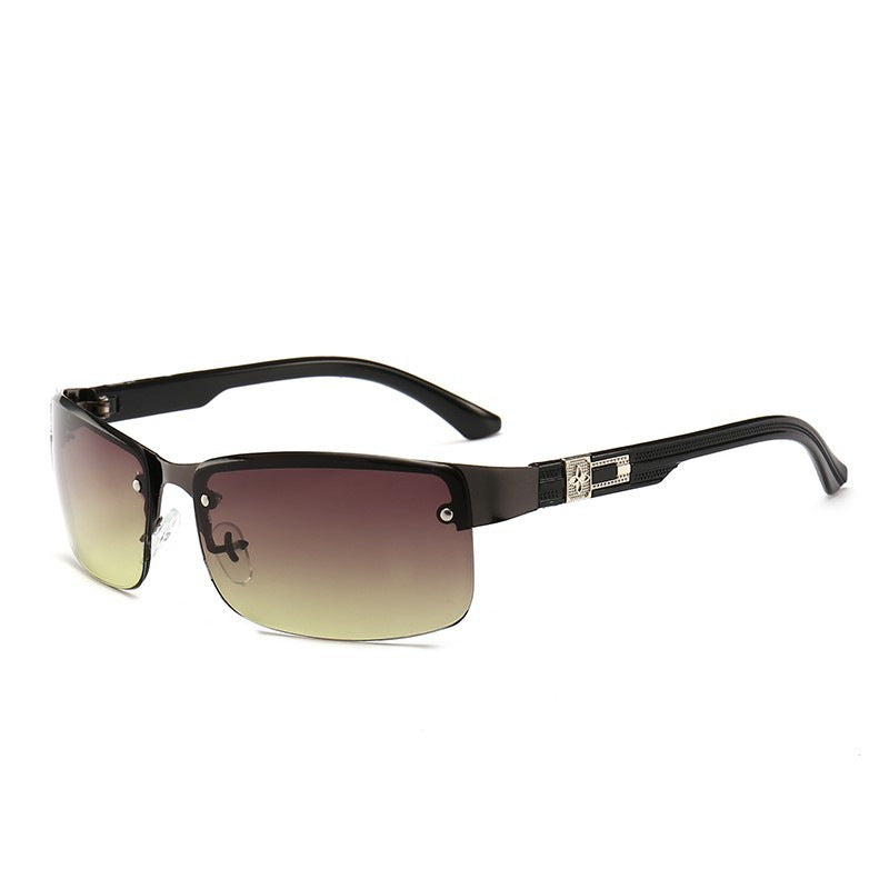 Ladies stylish square sunglasses with gold accents Kalsten