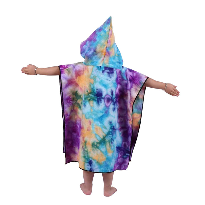 Fluffy Bath Poncho with Hood Kalsten