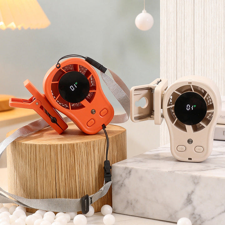 Women's Portable USB Mini Fan with Folding Clip Kalsten