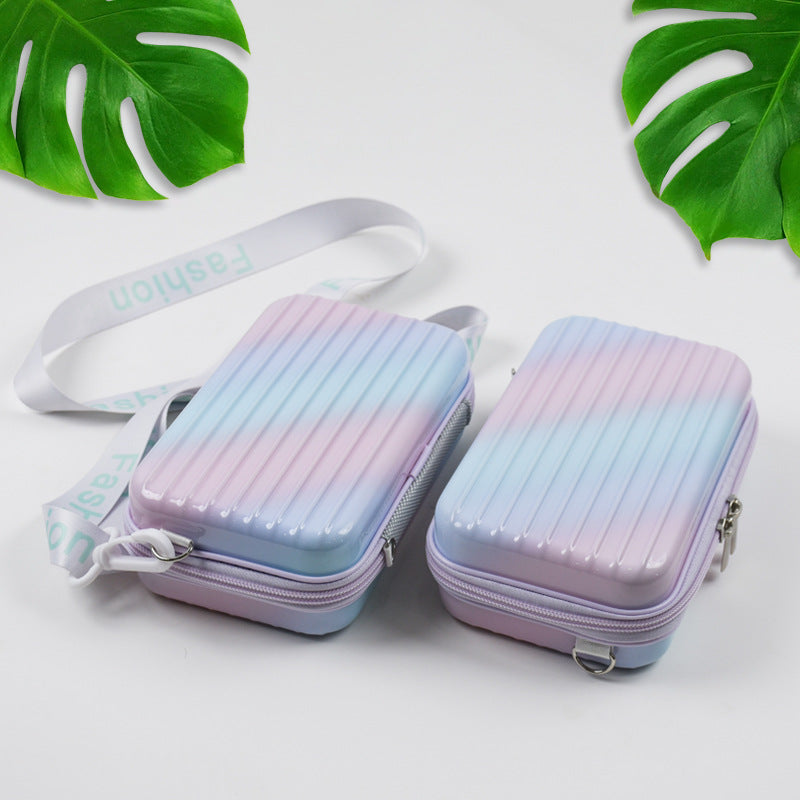 Unisex Compact Textured Hard-Shell Cosmetic Case Kalsten