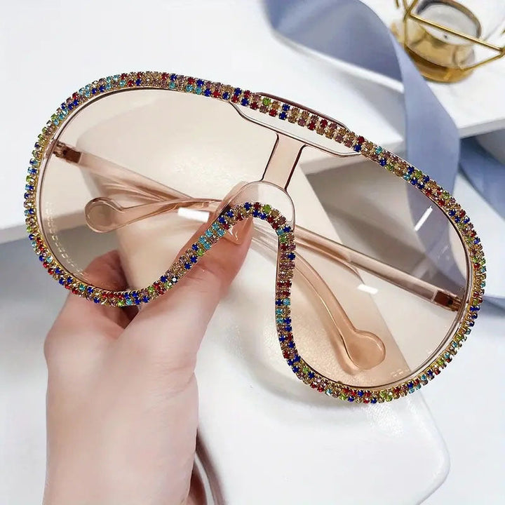 Women's extravagant sunglasses with sparkling frame Kalsten
