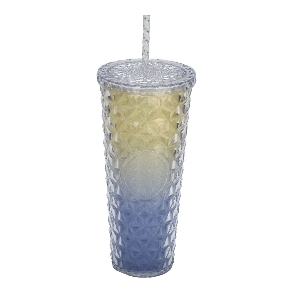 Ladies Glittering Drinking Cup with Removable Straw Kalsten