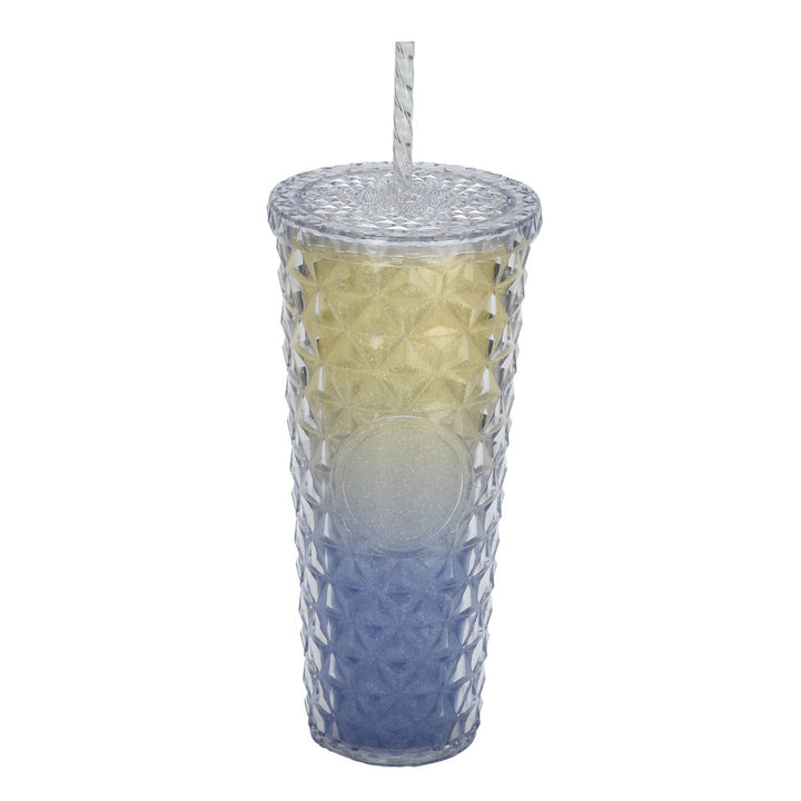 Ladies Glittering Drinking Cup with Removable Straw Kalsten