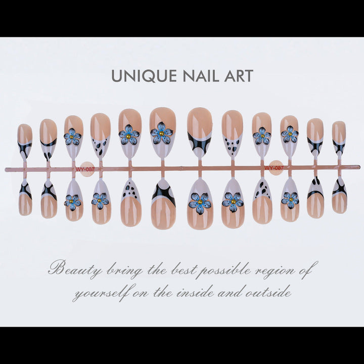 Floral-Themed Press-On Nail Design Collection Kalsten