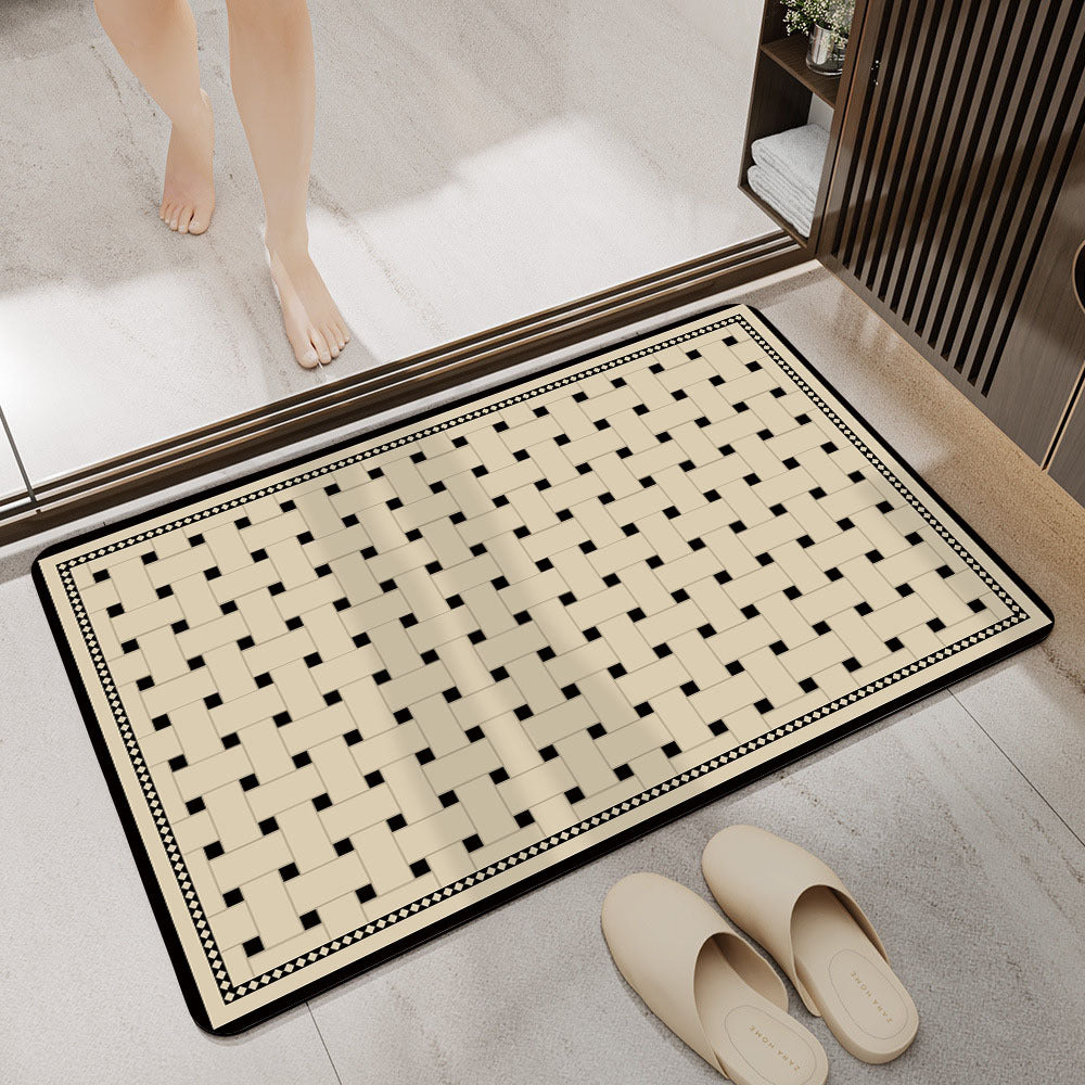 Abstract Modern Bath Mat Acalora