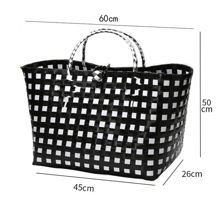 Large Capacity Woven Shopping Tote Kalsten
