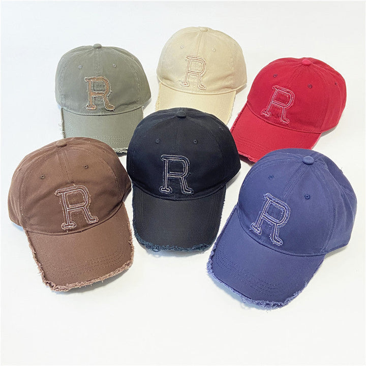 Women's Distressed Embroidered Baseball Cap Kalsten