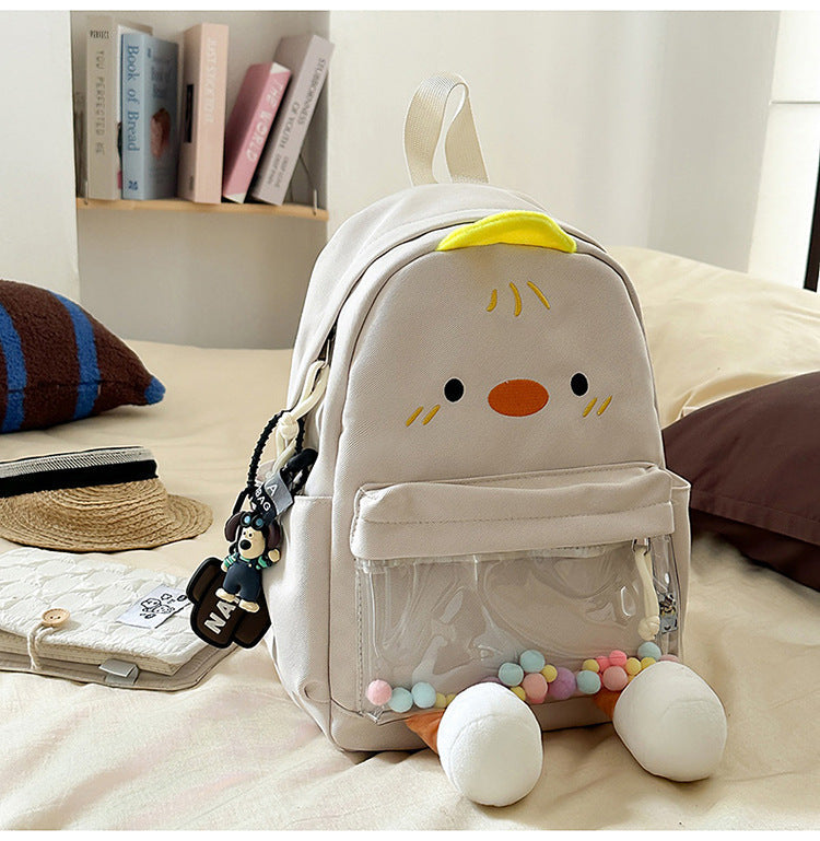 Children's Adorable Duck-Themed Mini School Backpack