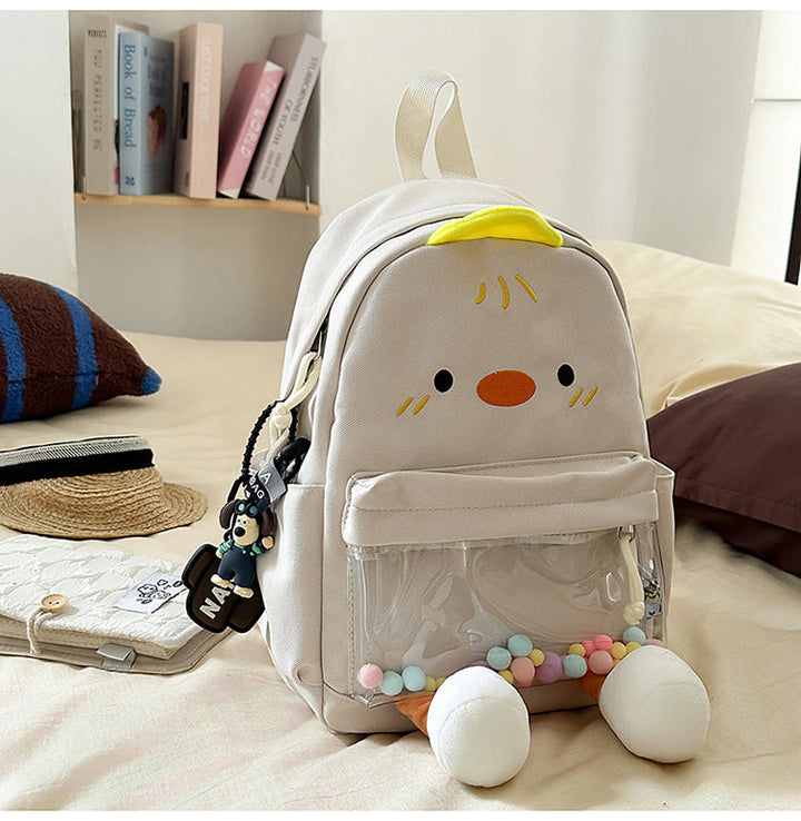 Children's Adorable Duck-Themed Mini School Backpack