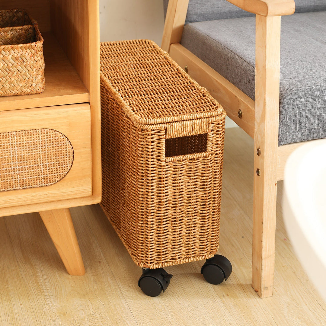 Mobile Woven Laundry Hamper Kalsten