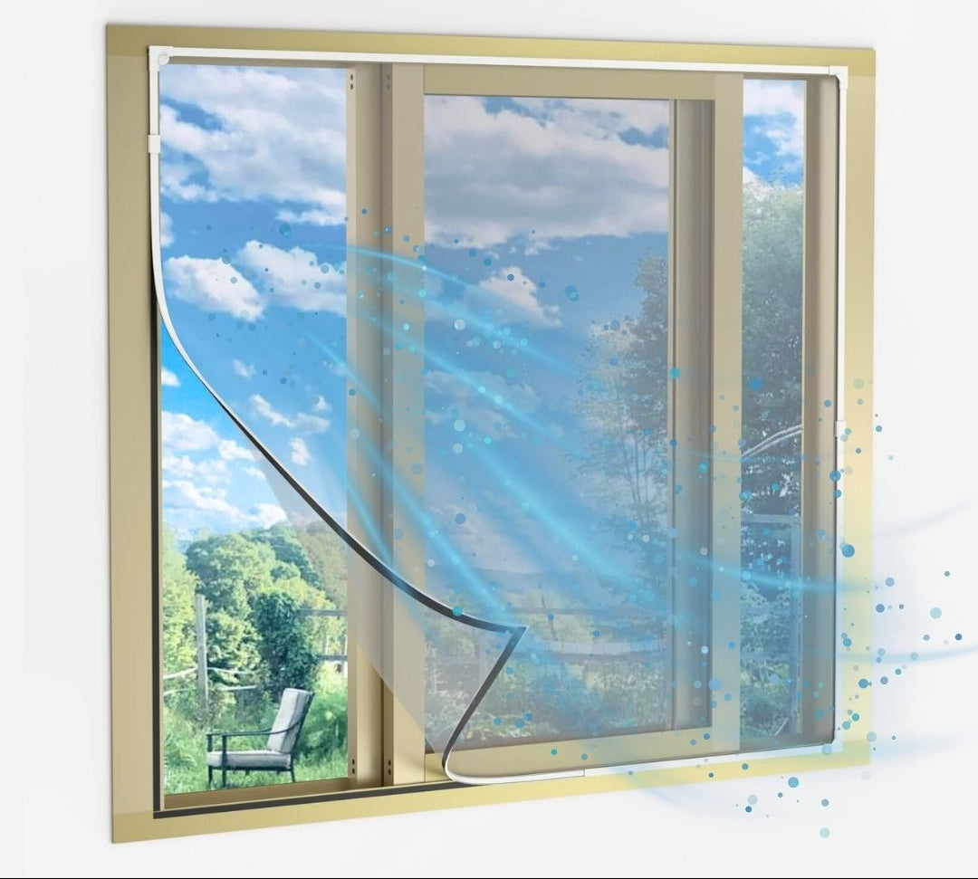 Magnetic Mesh Window Screen Kalsten