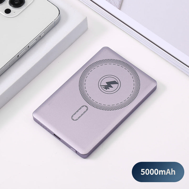 Portable power bank with inductive fast charging technology and 5000 mAh capacity Kalsten