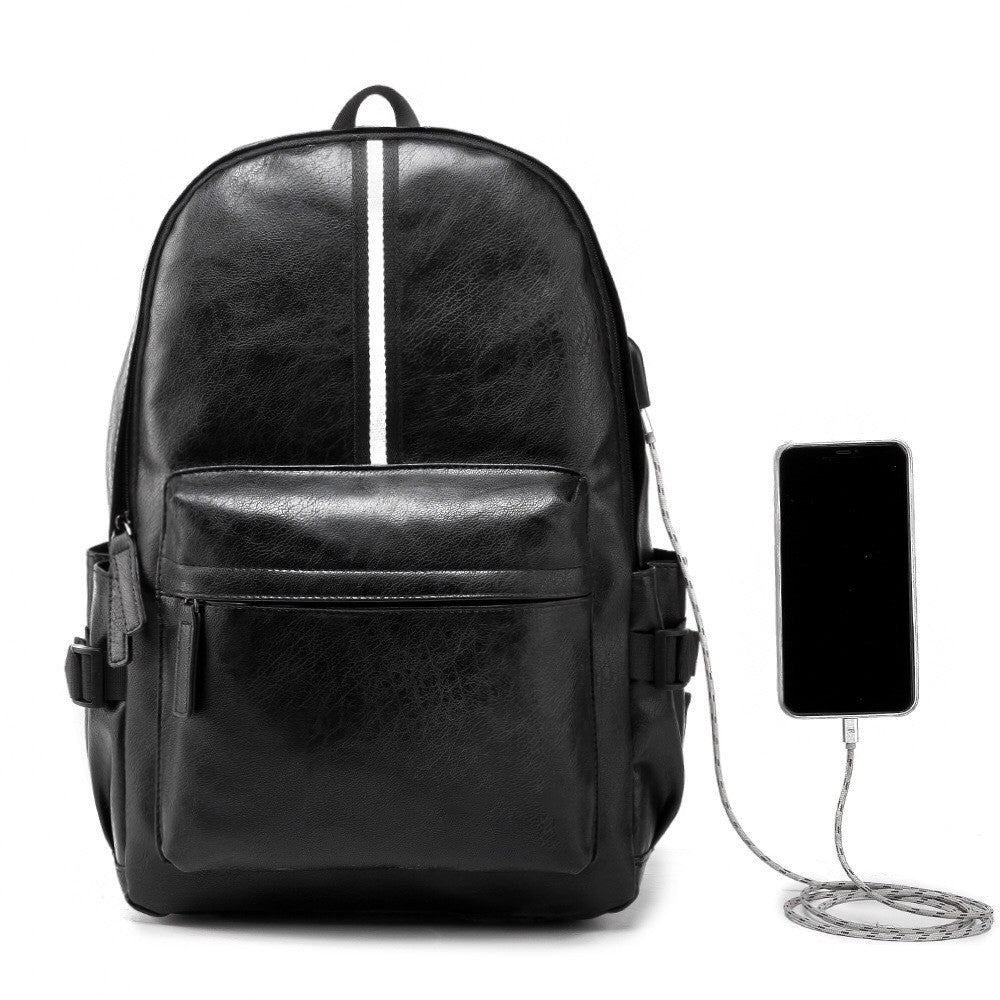 Stylish backpack with USB port Kalsten