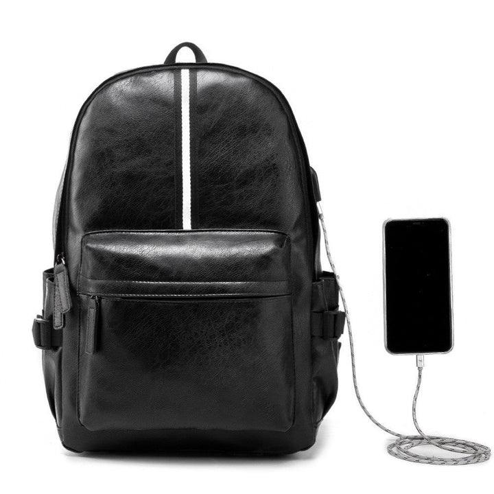 Stylish backpack with USB port Kalsten