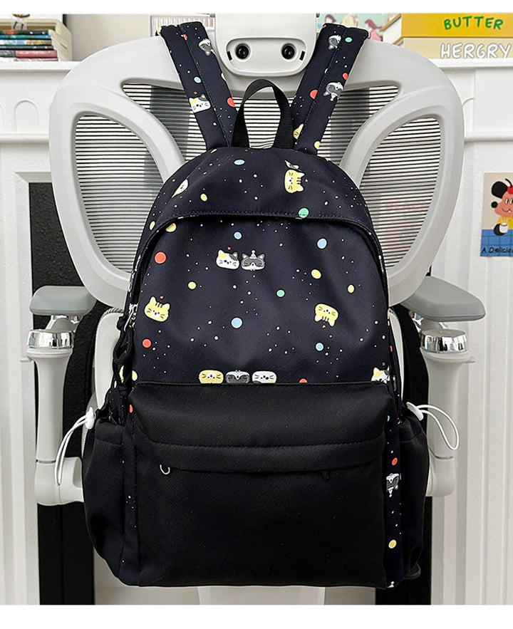 Cartoon Character Print Backpack Kalsten