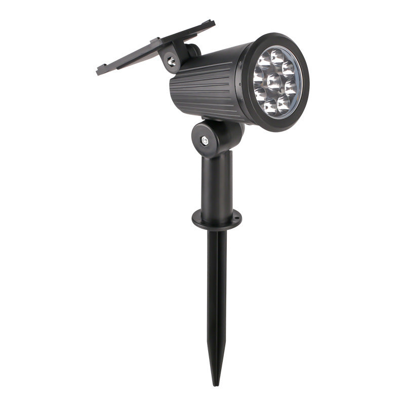 Solar-Powered Adjustable Garden Spotlight With Swivel Stake Kalsten
