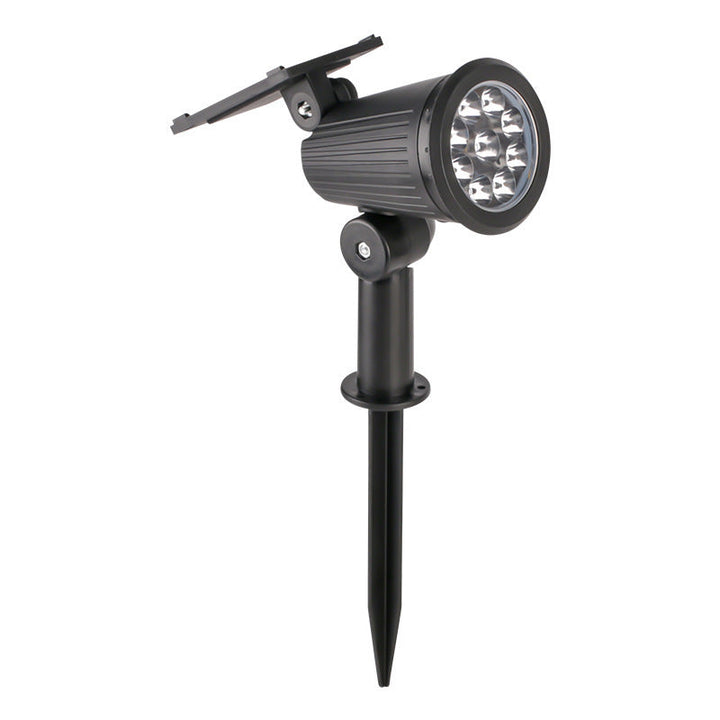 Solar-Powered Adjustable Garden Spotlight With Swivel Stake Kalsten