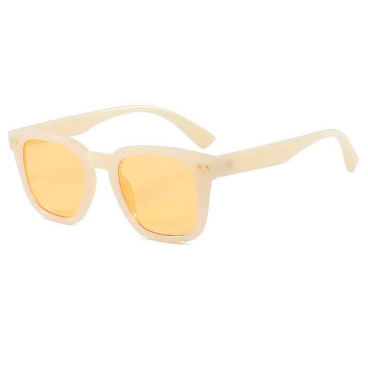 Women's Square Sunglasses with Modern Transparent Frame and UV Protection Kalsten