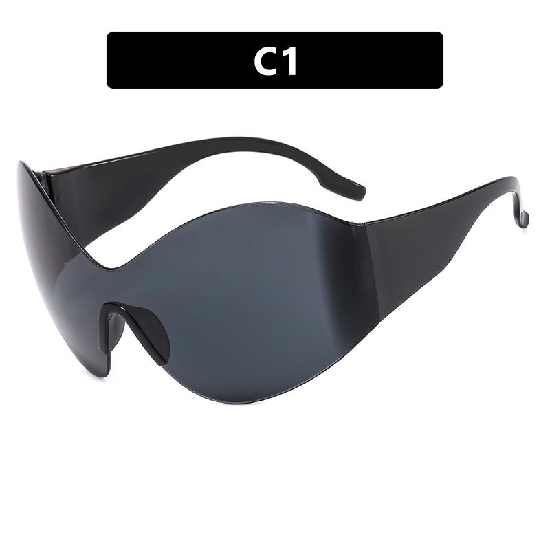 Women's visor-style sunglasses with innovative protection design Kalsten