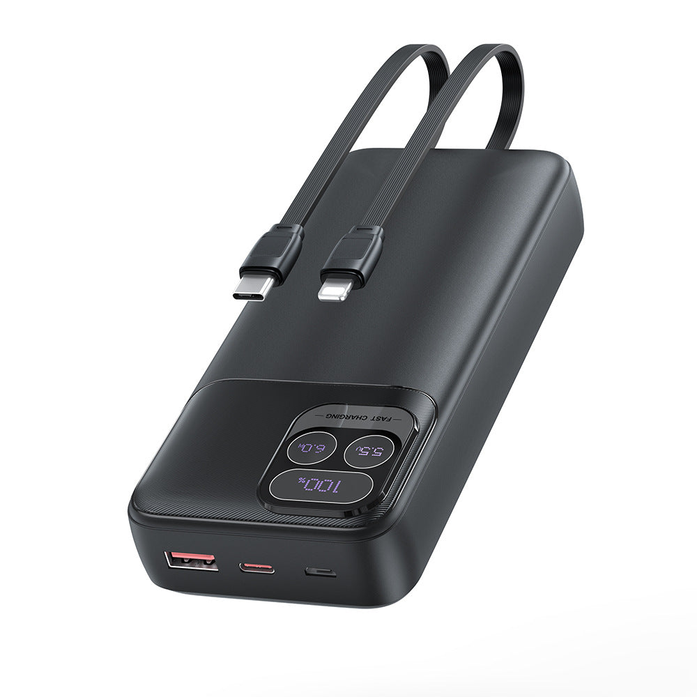 Power bank with dual charging cable and fast charging function Kalsten