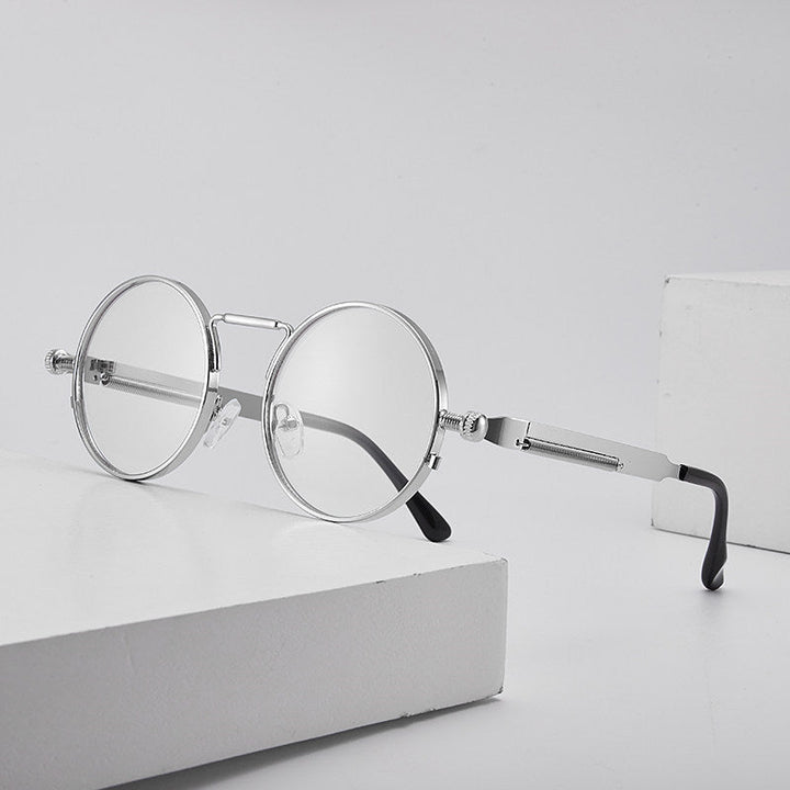 Women elegant round metal glasses Kalsten