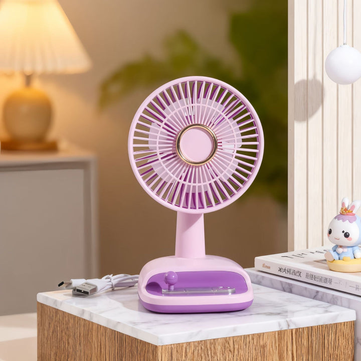 Ladies Mini Fan with USB Connection and Variable Tilt Mechanism Kalsten
